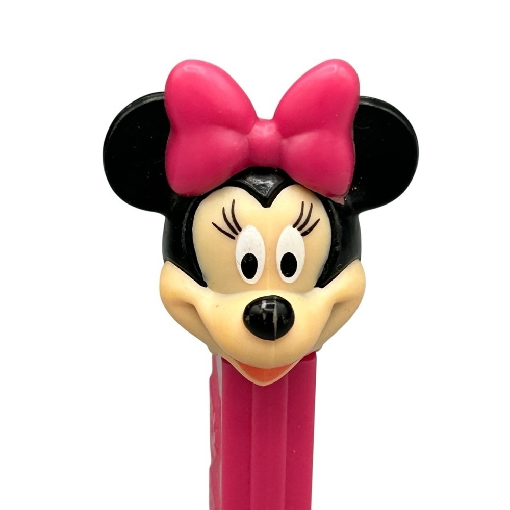 Vintage Minnie Mouse PEZ Dispenser Pink Bow Disney Hungary - Picture 7 of 11